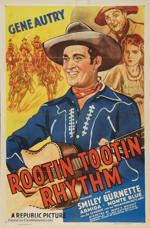 Rootin&#039; Tootin&#039; Rhythm - Re-release movie poster
