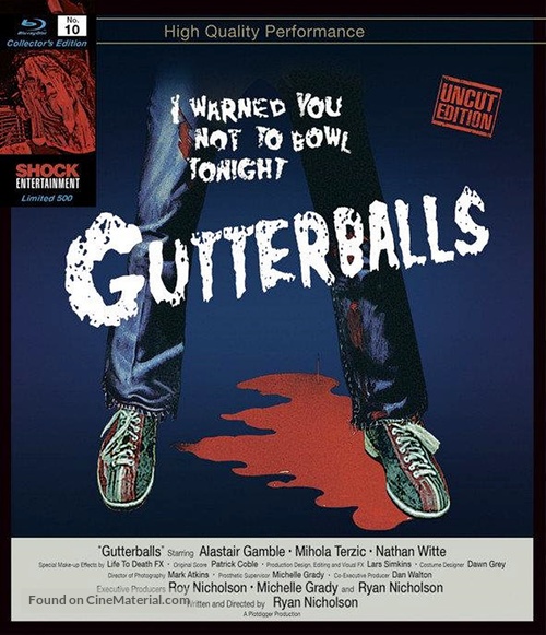 Gutterballs - Austrian Blu-Ray movie cover