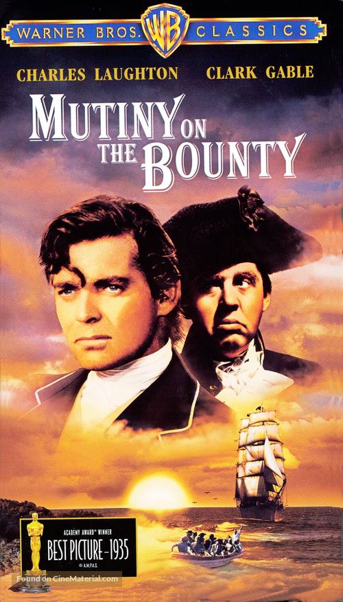 Mutiny on the Bounty - VHS movie cover