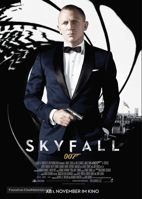 Skyfall - Austrian Movie Poster