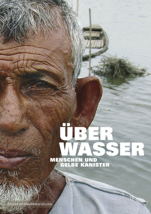 &Uuml;ber Wasser: Menschen und gelbe Kanister - Austrian poster