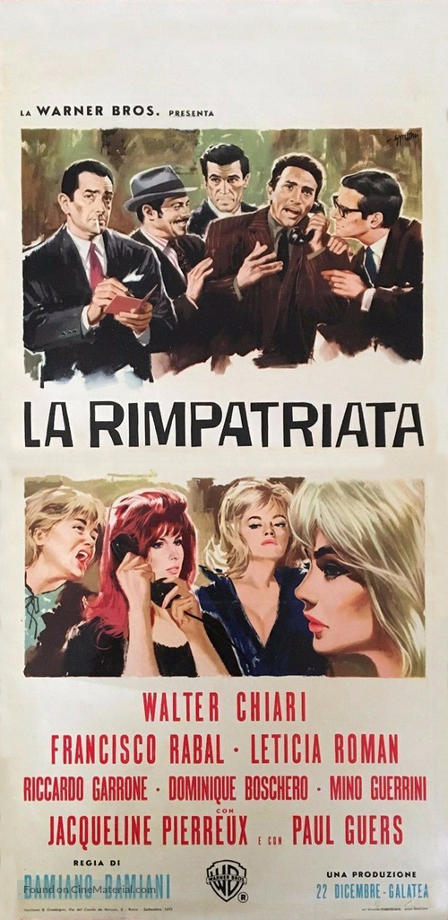 La rimpatriata - Italian Movie Poster