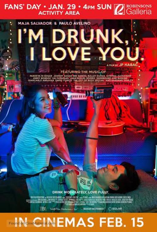 I&#039;m Drunk, I Love You - Philippine Movie Poster