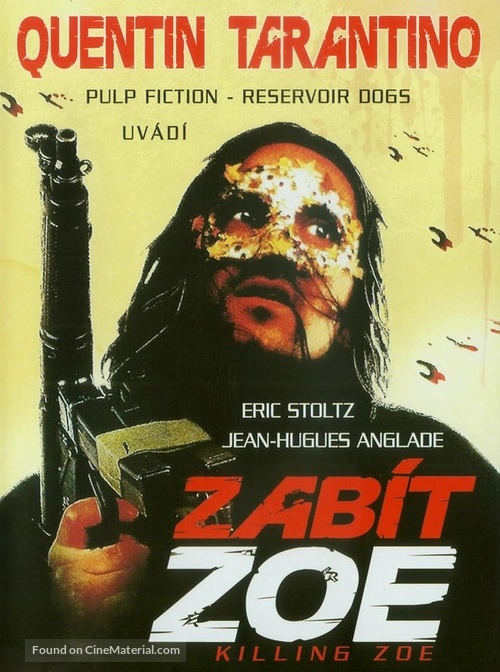 Killing Zoe - Czech Blu-Ray movie cover