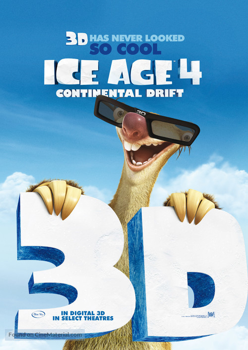 Ice Age: Continental Drift - Movie Poster