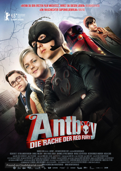 Antboy: Den R&oslash;de Furies H&aelig;vn - German Movie Poster