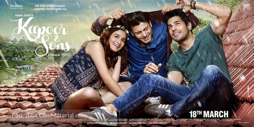 Kapoor and Sons - Indian Movie Poster