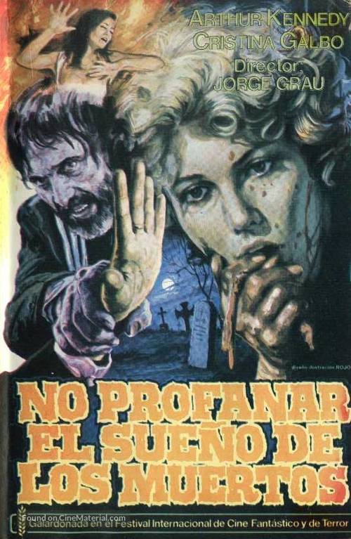 Let Sleeping Corpses Lie - Spanish VHS movie cover