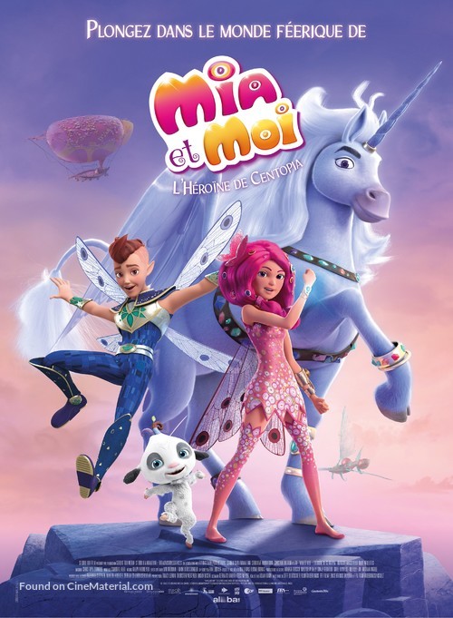 Mia and Me: The Hero of Centopia - French Movie Poster