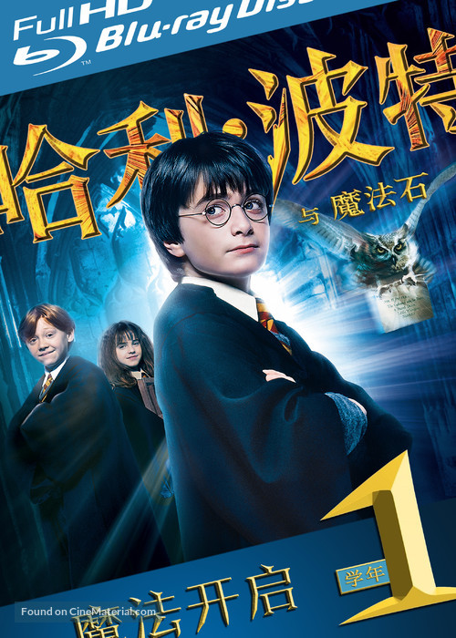 Harry Potter and the Philosopher&#039;s Stone - Chinese Blu-Ray movie cover