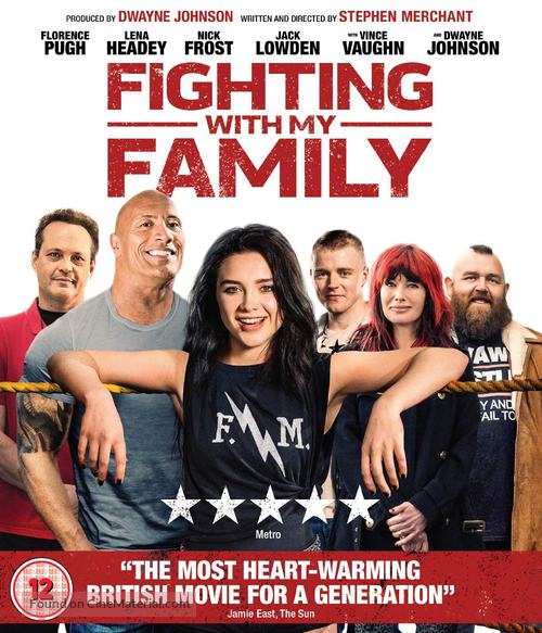 Fighting with My Family - British Blu-Ray movie cover