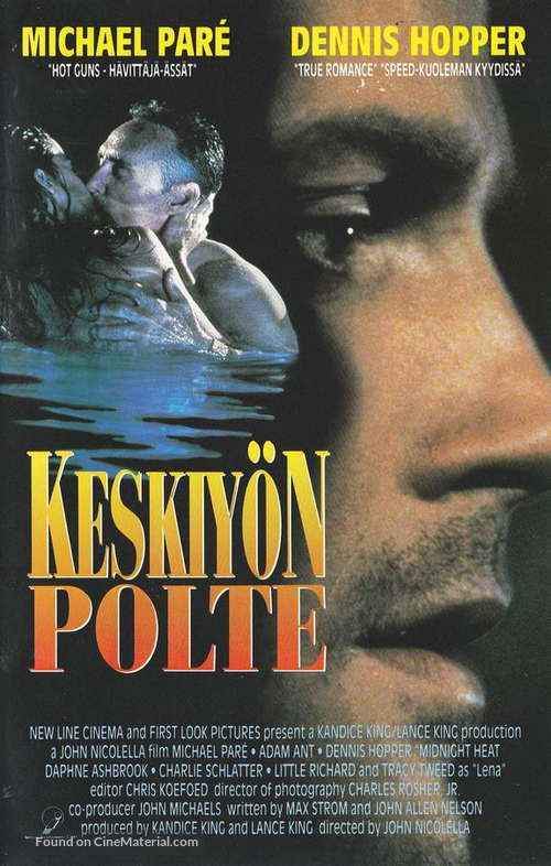 Sunset Heat - Finnish VHS movie cover