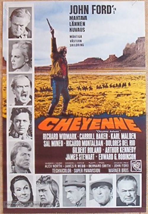 Cheyenne Autumn - Swedish Movie Poster