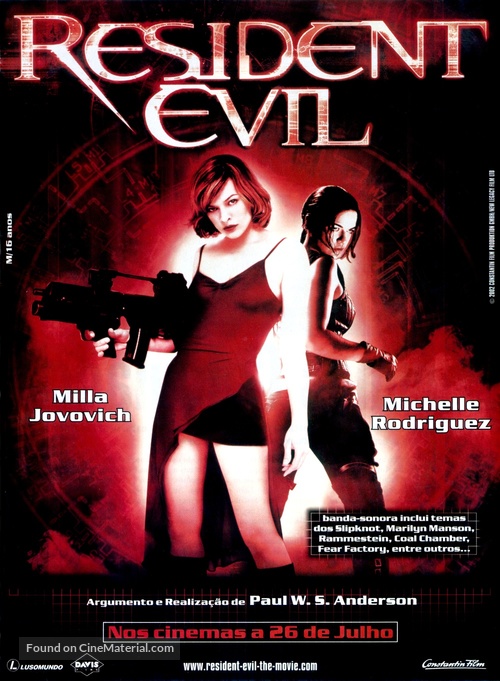 Resident Evil - Portuguese Movie Poster