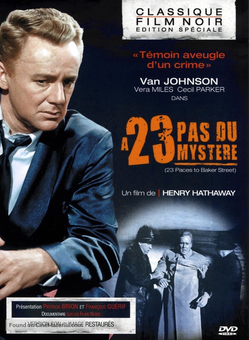 23 Paces to Baker Street - French DVD movie cover