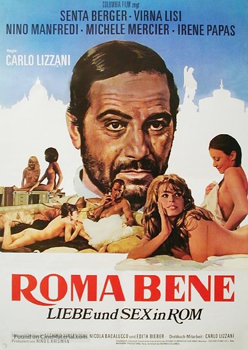 Roma bene - German Movie Poster