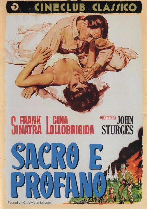 Never So Few - Italian DVD movie cover