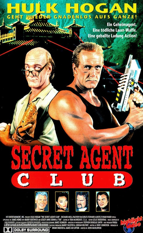 The Secret Agent Club - German VHS movie cover