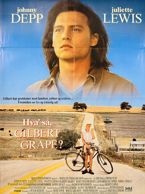 What&#039;s Eating Gilbert Grape - Danish Movie Poster