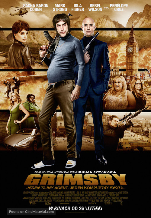 Grimsby - Polish Movie Poster