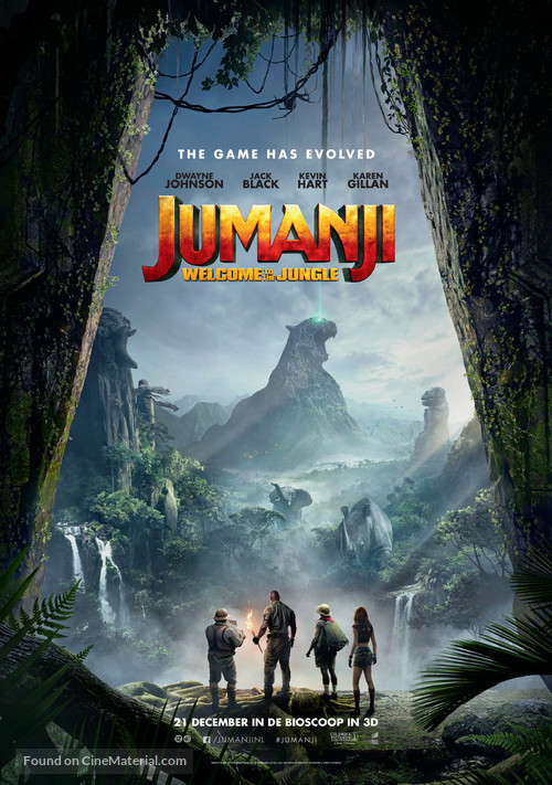 Jumanji: Welcome to the Jungle - Dutch Movie Poster