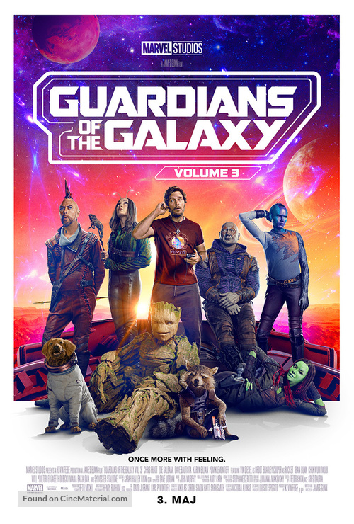 Guardians of the Galaxy Vol. 3 - Danish Movie Poster