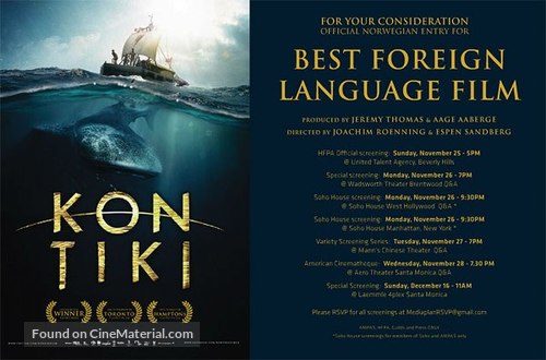 Kon-Tiki - Movie Poster