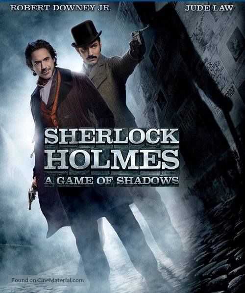 Sherlock Holmes: A Game of Shadows - Blu-Ray movie cover