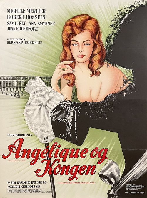 Ang&eacute;lique et le roy - Danish Movie Poster