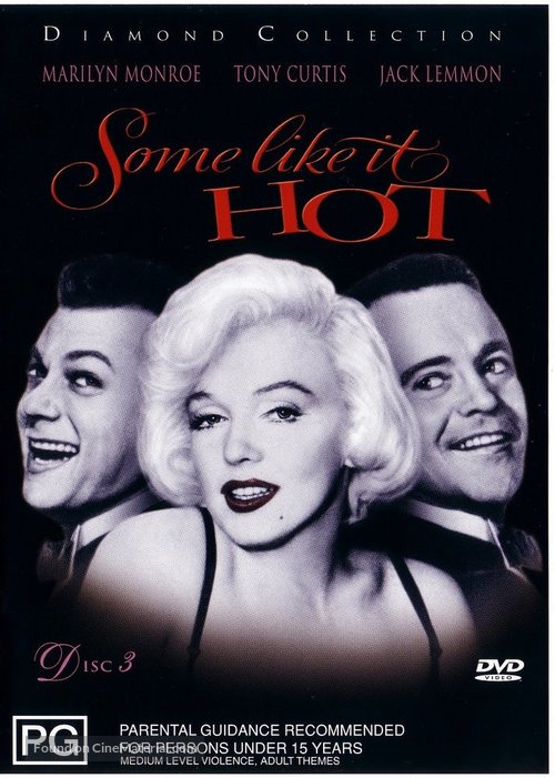 Some Like It Hot - Australian DVD movie cover