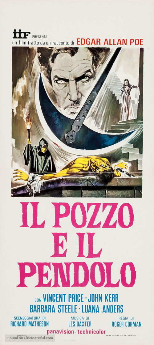 Pit and the Pendulum - Italian Movie Poster