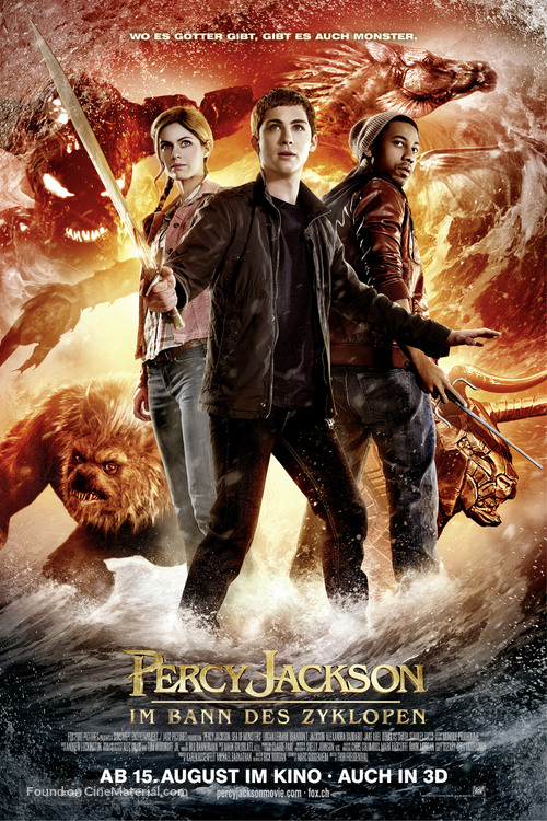 Percy Jackson: Sea of Monsters - Swiss Movie Poster