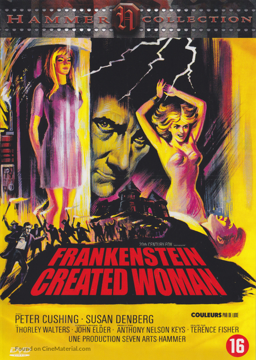 Frankenstein Created Woman - Dutch DVD movie cover