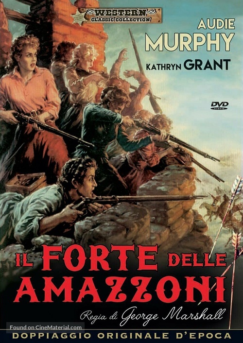 The Guns of Fort Petticoat - Italian DVD movie cover