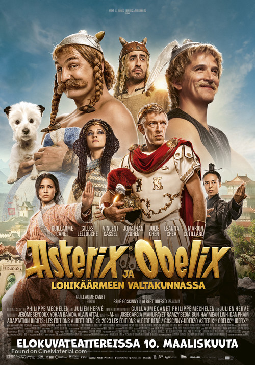 Ast&eacute;rix &amp; Ob&eacute;lix: L&#039;Empire du Milieu - Finnish Movie Poster