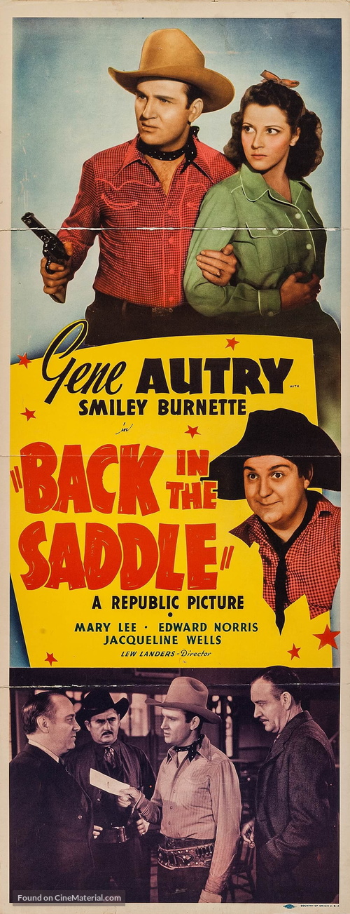 Back in the Saddle - Movie Poster