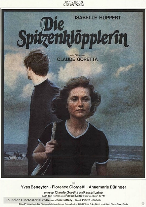 La dentelli&egrave;re - German Movie Poster