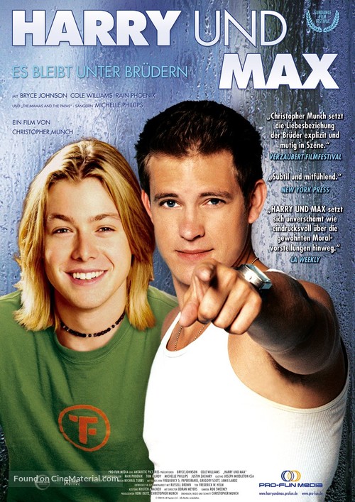 Harry + Max - German Movie Poster