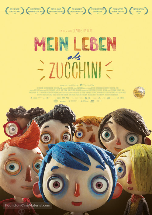 Ma vie de courgette - German Movie Poster