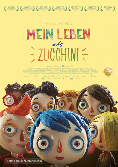 Ma vie de courgette - German Movie Poster