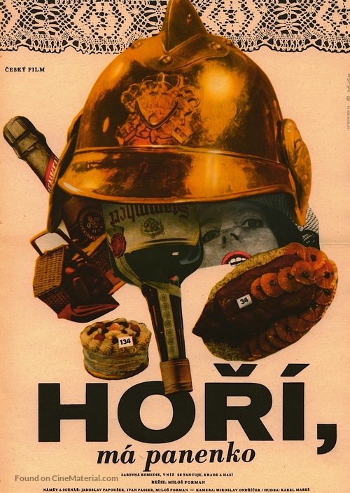 Hor&iacute;, m&aacute; panenko - Czech Movie Poster