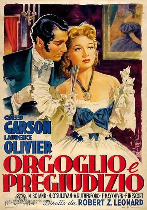 Pride and Prejudice - Italian Movie Poster