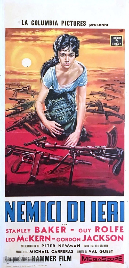 Yesterday&#039;s Enemy - Italian Movie Poster