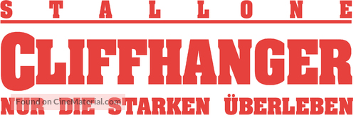 Cliffhanger - German Logo