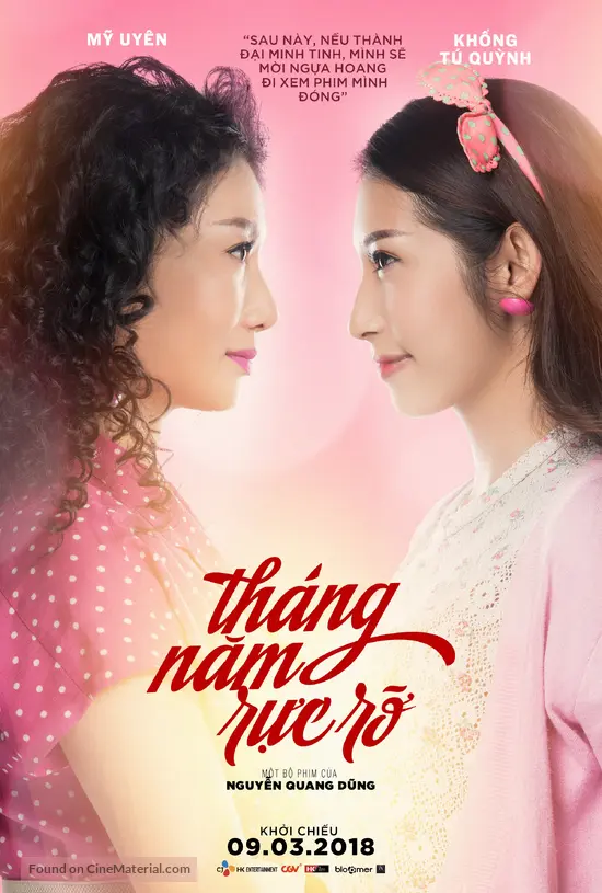 Thang Nam Ruc Ro (2018) Vietnamese movie poster