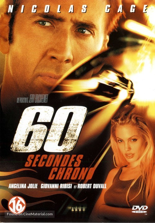 Gone In 60 Seconds - Dutch Movie Cover