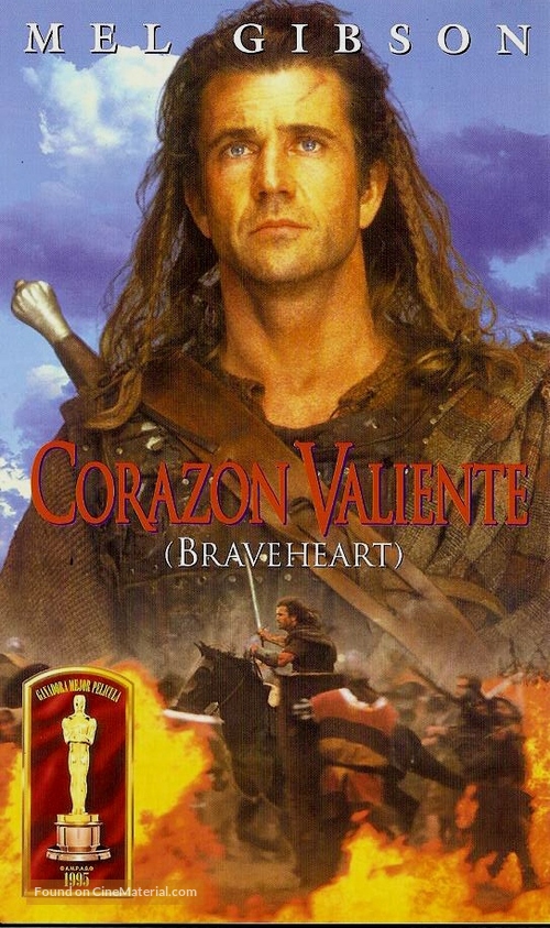 Braveheart - Argentinian VHS movie cover