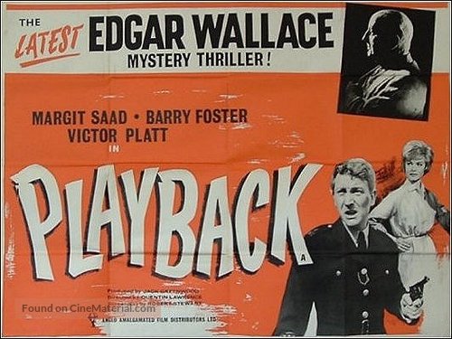 Playback - British Movie Poster