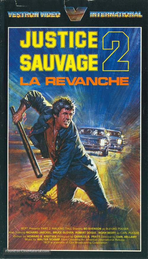 Part 2 Walking Tall - French VHS movie cover
