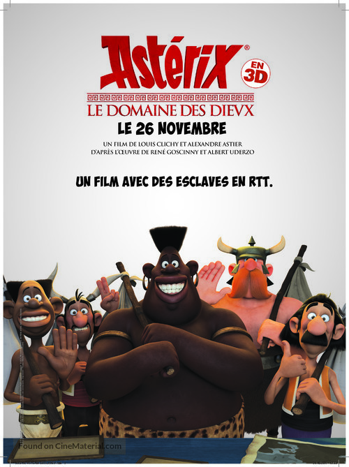 Ast&eacute;rix: Le domaine des dieux - French Movie Poster